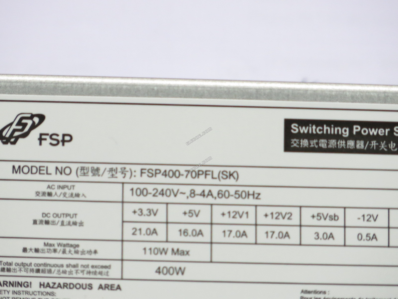 FSP Group Inc FSP350-60EGN Szerver - Tápegység 350W, FSP350-60EGN helyettesítő 