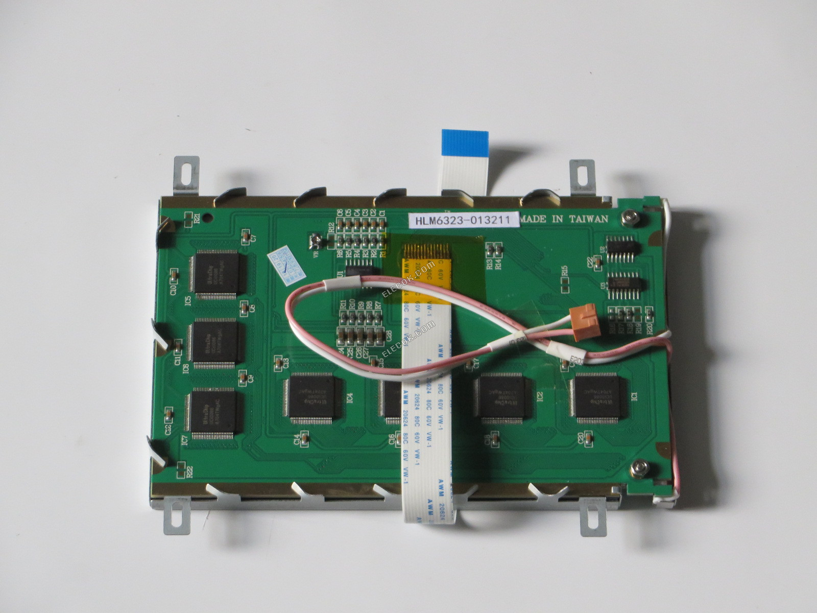 HOSIDEN HLM6323-013211 LCD Csere Fekete Fólia 
