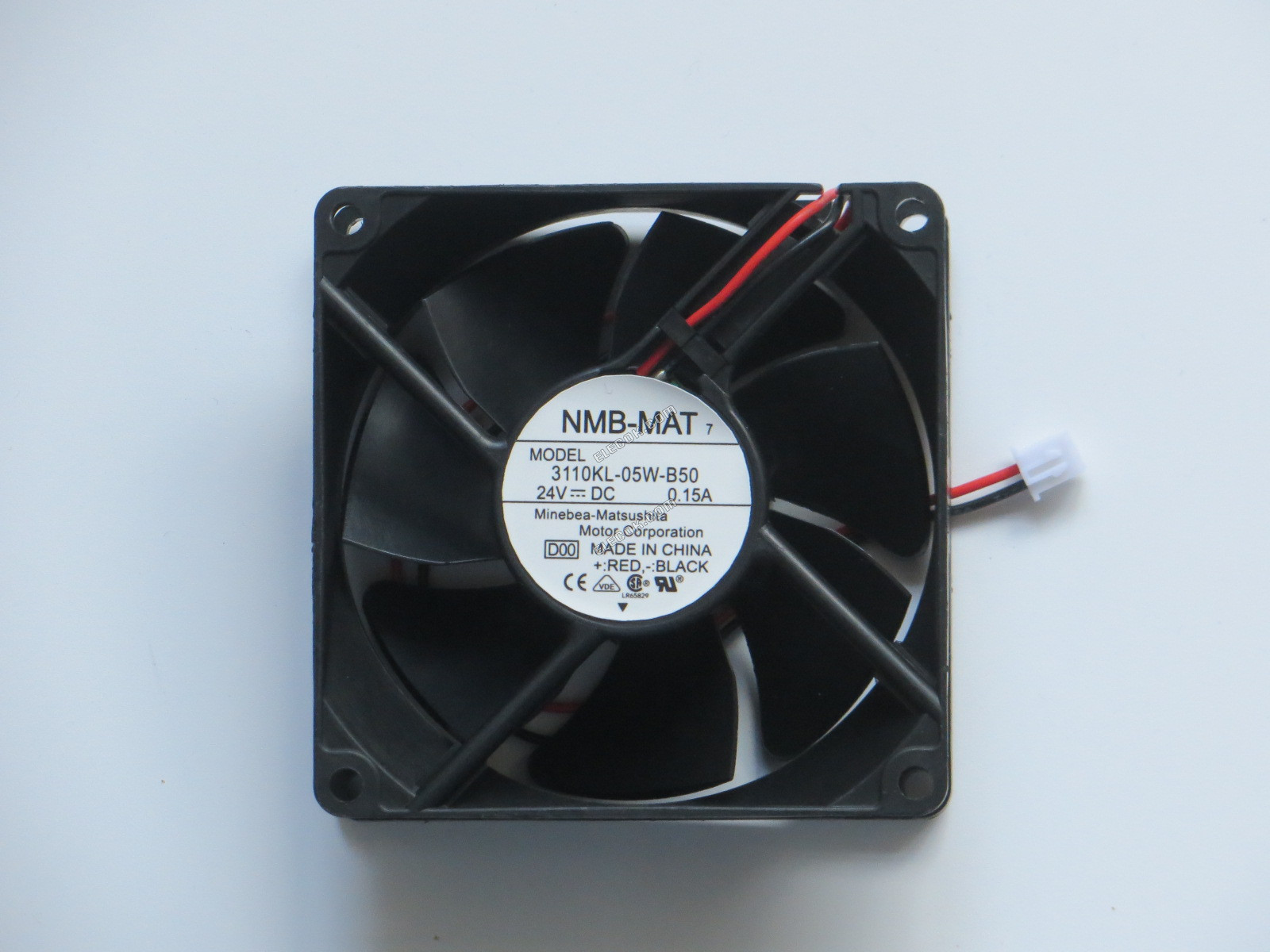 NMB 3110KL-05W-B50-D00 24V 0,15A 2 vezeték Hűtőventilátor 