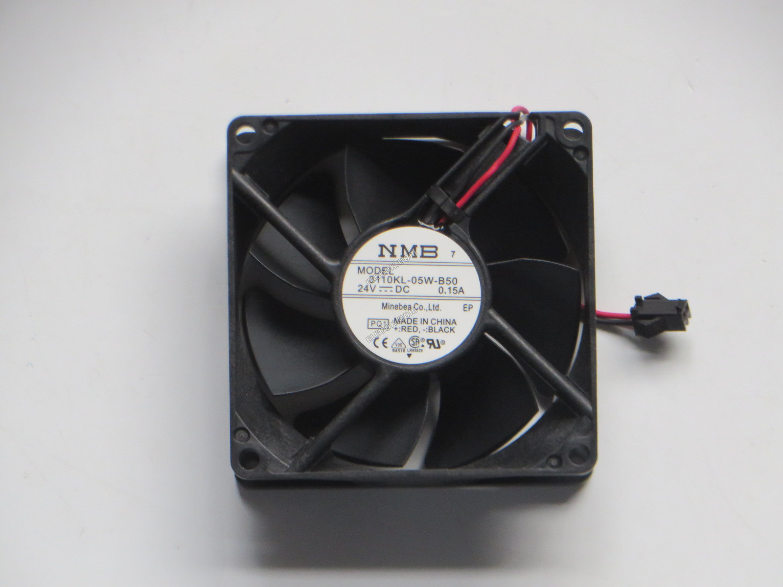 NMB 3110KL-05W-B50 24V 0,15A 2 vezeték Hűtőventilátor, Használatlan Régi Készlet 