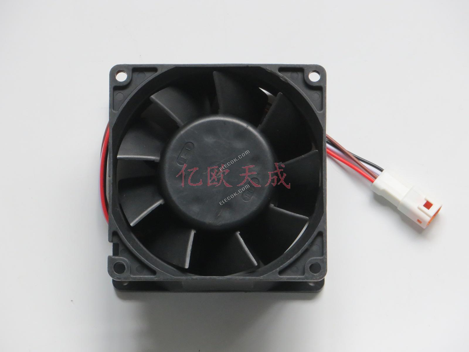 NMB 3115RL-05W-B66 24V 0.50A 4 vodiče chladicí ventilátor s JST konektor, repasovaný 