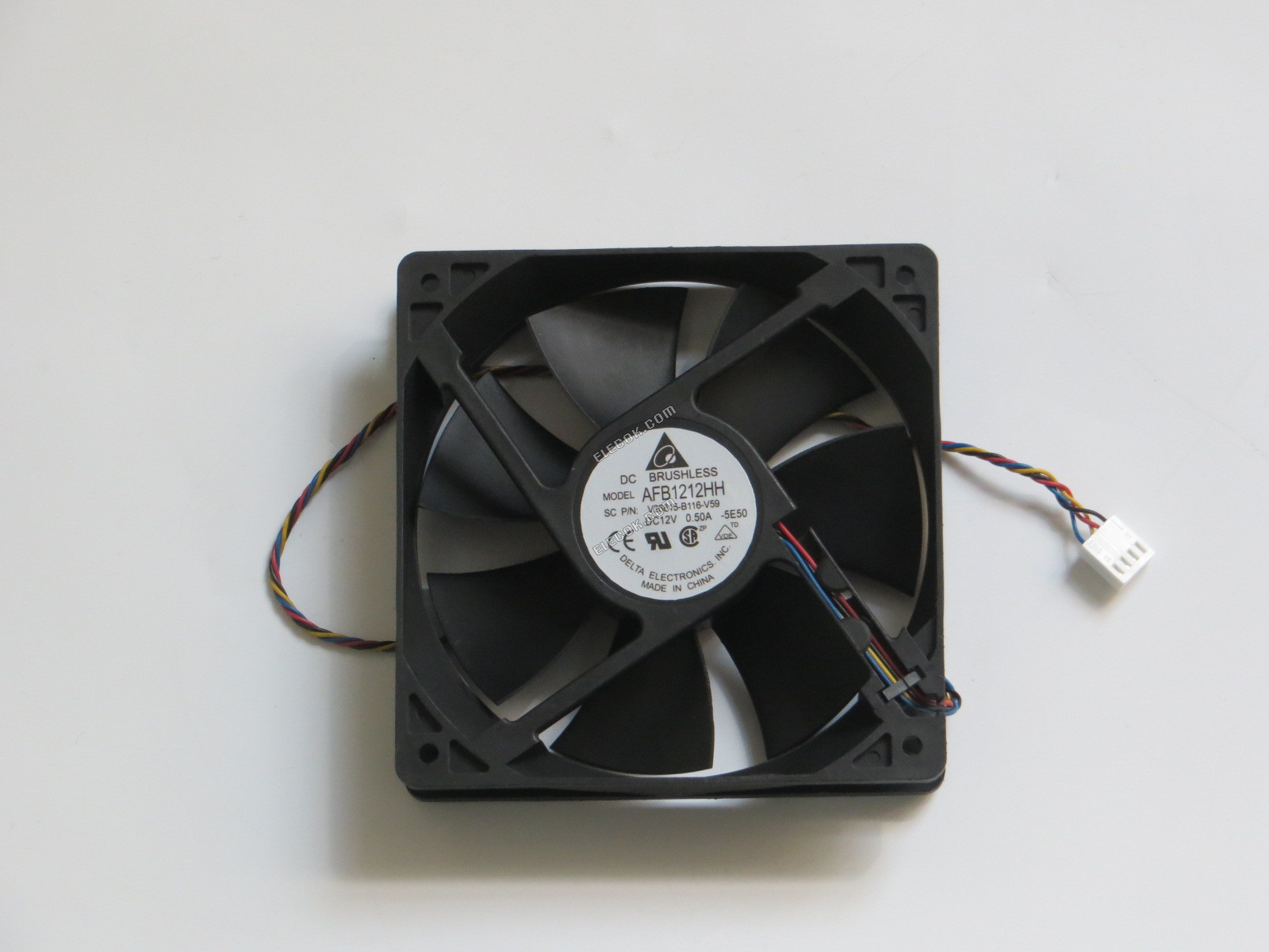 DELTA AFB1212HH 12V 0,5A 3,96W 4 vezeték Hűtőventilátor 
