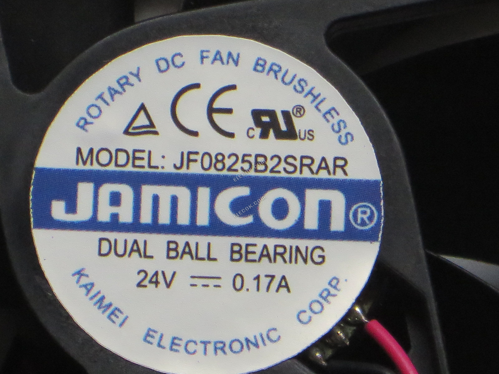 Jamicon JF0825B2SRAR 24V 0,17A 2 vodiče chladicí ventilátor 