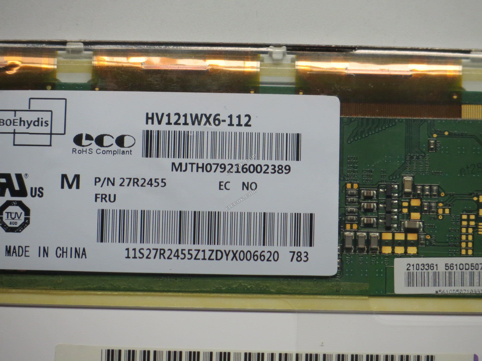 HV121WX6-112 HYDIS 12,1" a-Si TFT-LCD Panel 