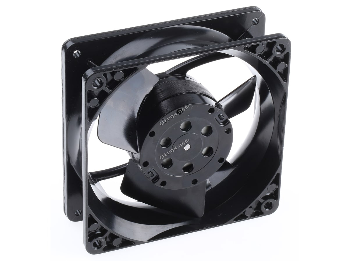 4650Z-KR0 ebm-papst, 230 V váltóáram, VáLTóáRAM Axiális Ventilátor Kit, 119 x 119 x 38mm, 160m³/h, 19W 