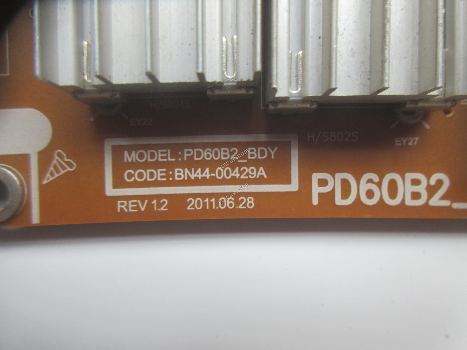 Samsung BN44-00429A PD60B2_BDY BN4400429A Napájecí Zdroj pro UA60D8000 