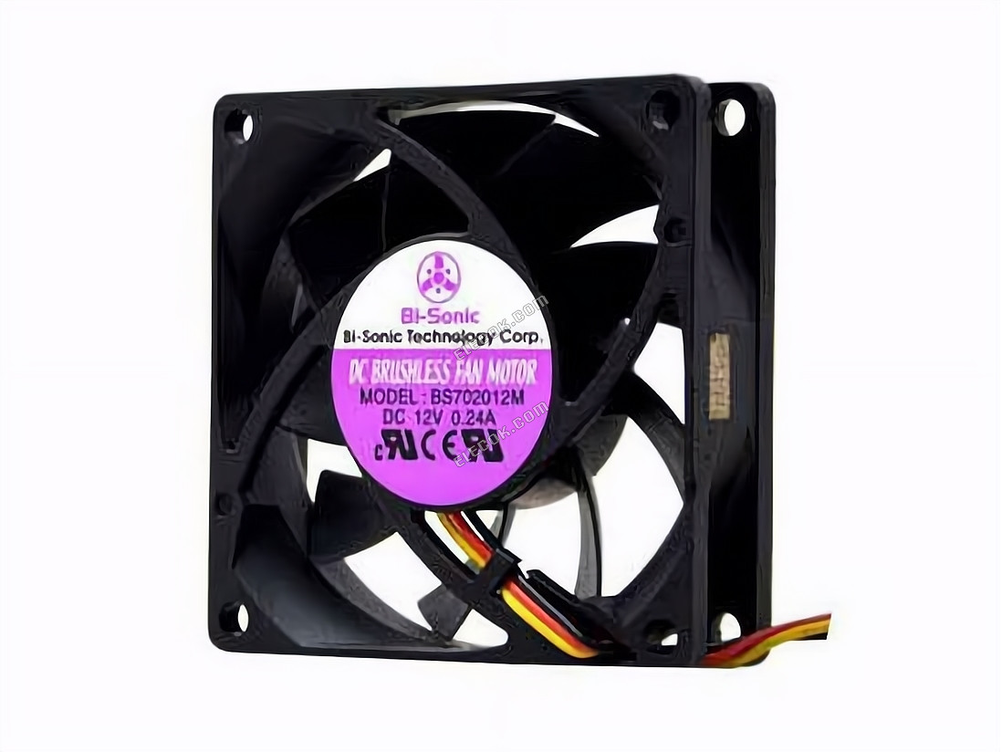 Bi-sonic BS702012M 12V 0,24A 3 vodiče chladicí ventilátor 