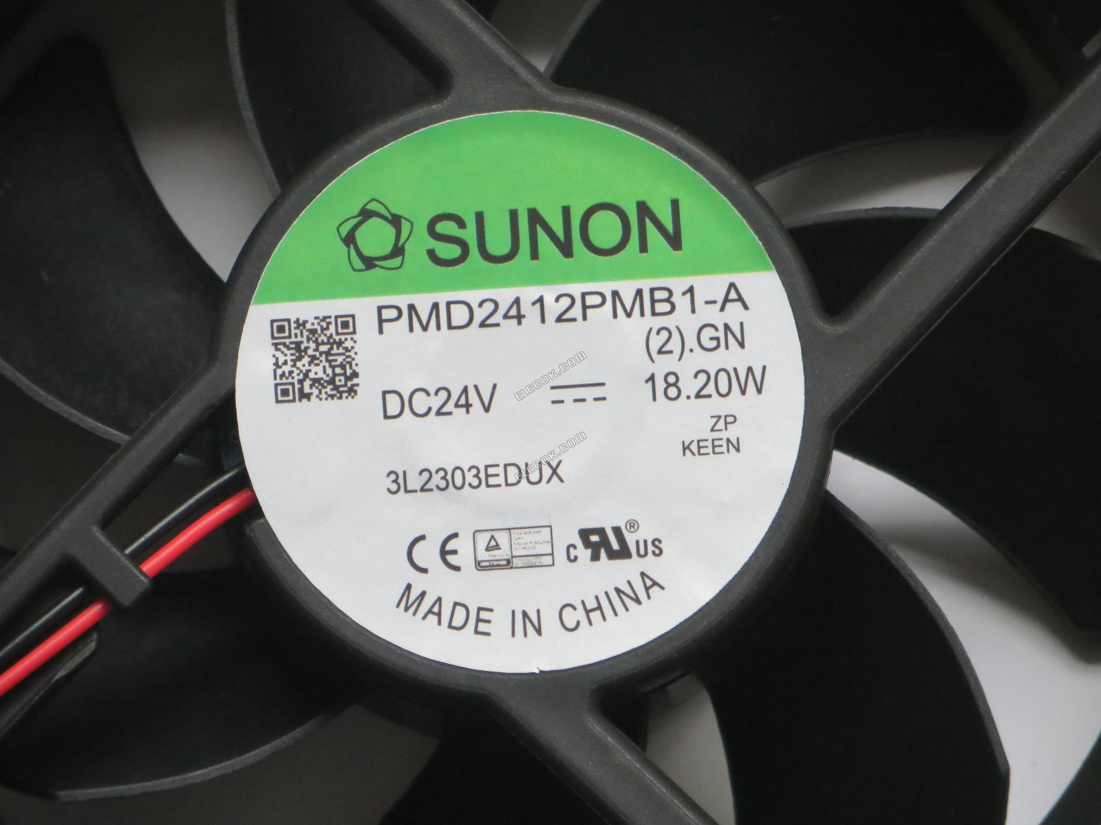 SUNON PMD2412PMB1-A 24V 18,2W 2 vodiče Chladicí Ventilátor 