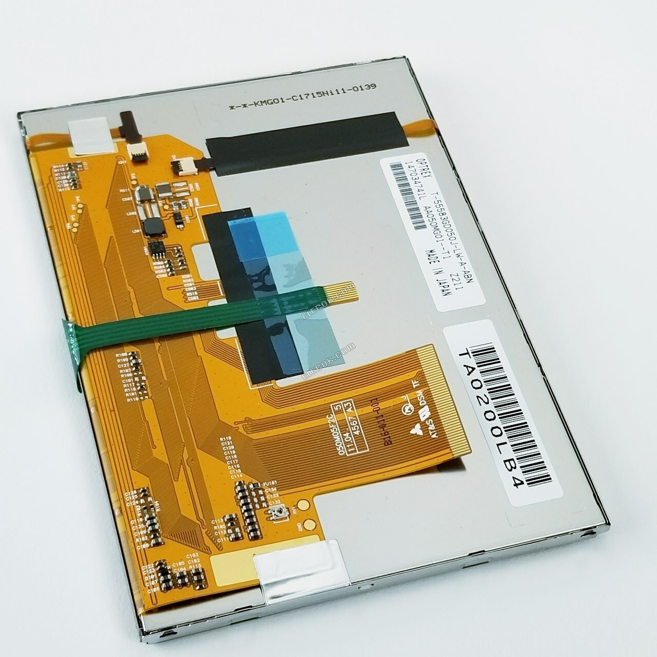 T-55583GD050J-LW-A-ABN OPTREX 5.0" a-Si TFT-LCD Panel 