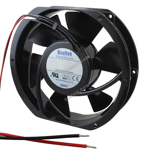 FDD1-17238EBKW42 Fan-S Division / Qualtek Electronics Corp. VENTILáTOR AXIáLNí 172X38.5MM 48VDC VODIč 2 Vodič Vývody 