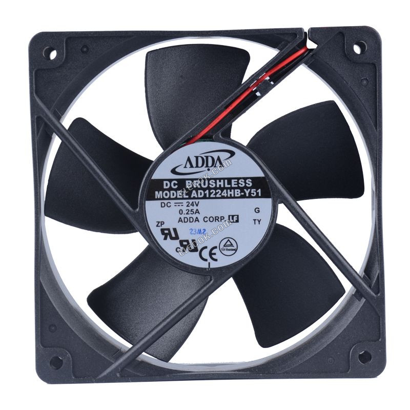 ADDA AD1224HB-Y51 24V 0,25A 2 vezeték Hűtőventilátor 