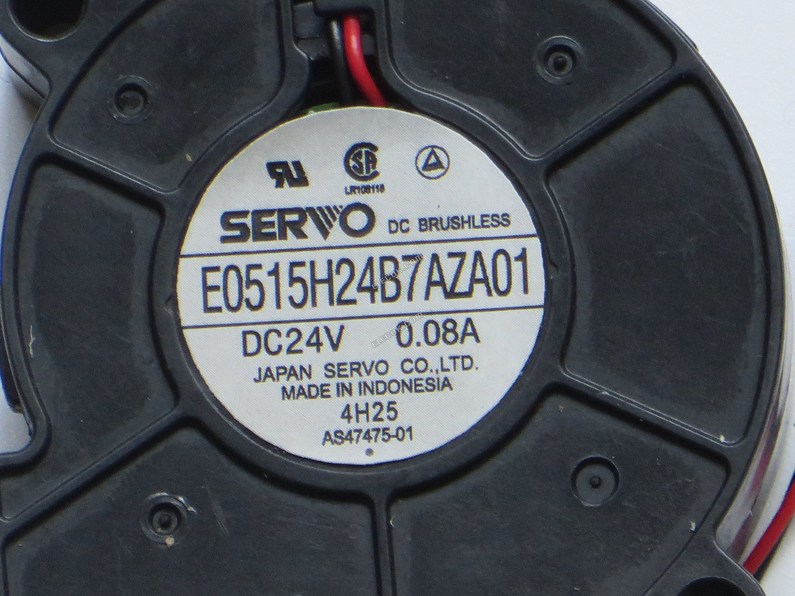 Japan Servo E0515H24B7AZA01 Server - Dmychadlo Ventilátor 24V0.08A, bw50x50x15mm, 100x2Wx2P 2 Vodiče 