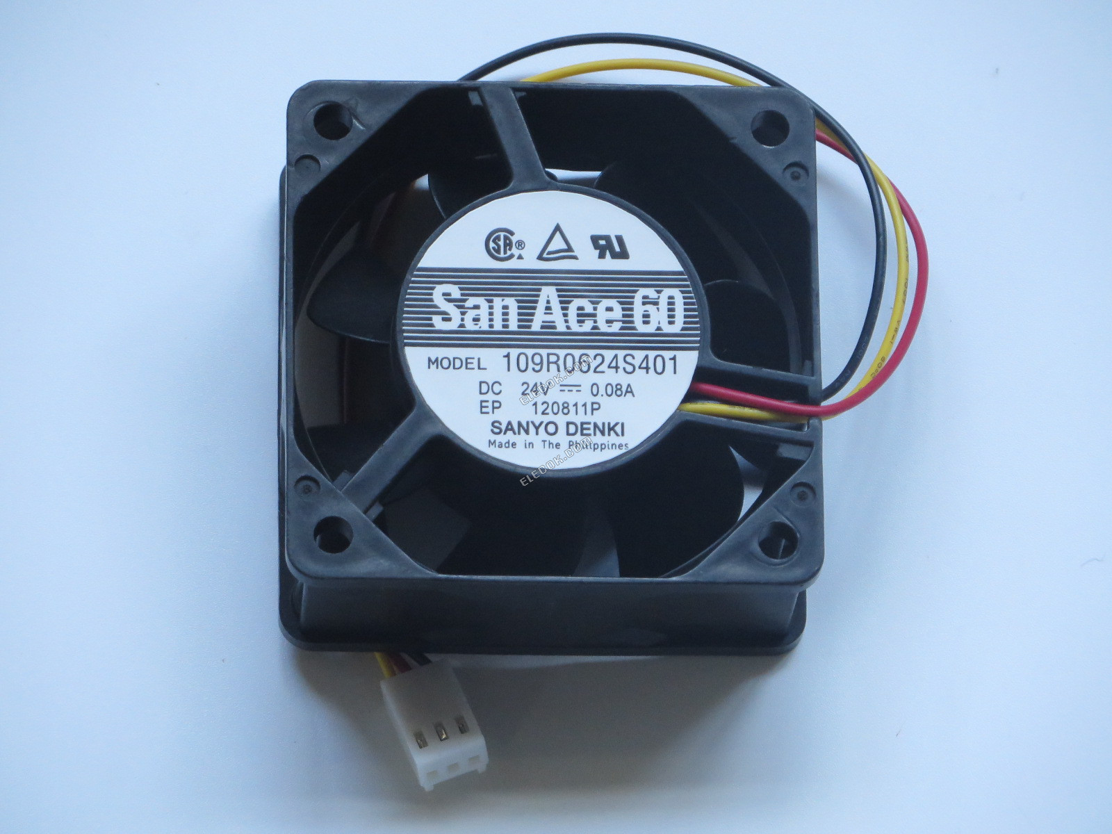Sanyo 109R0624S401 24V 0,08A 3 vezeték Hűtőventilátor 