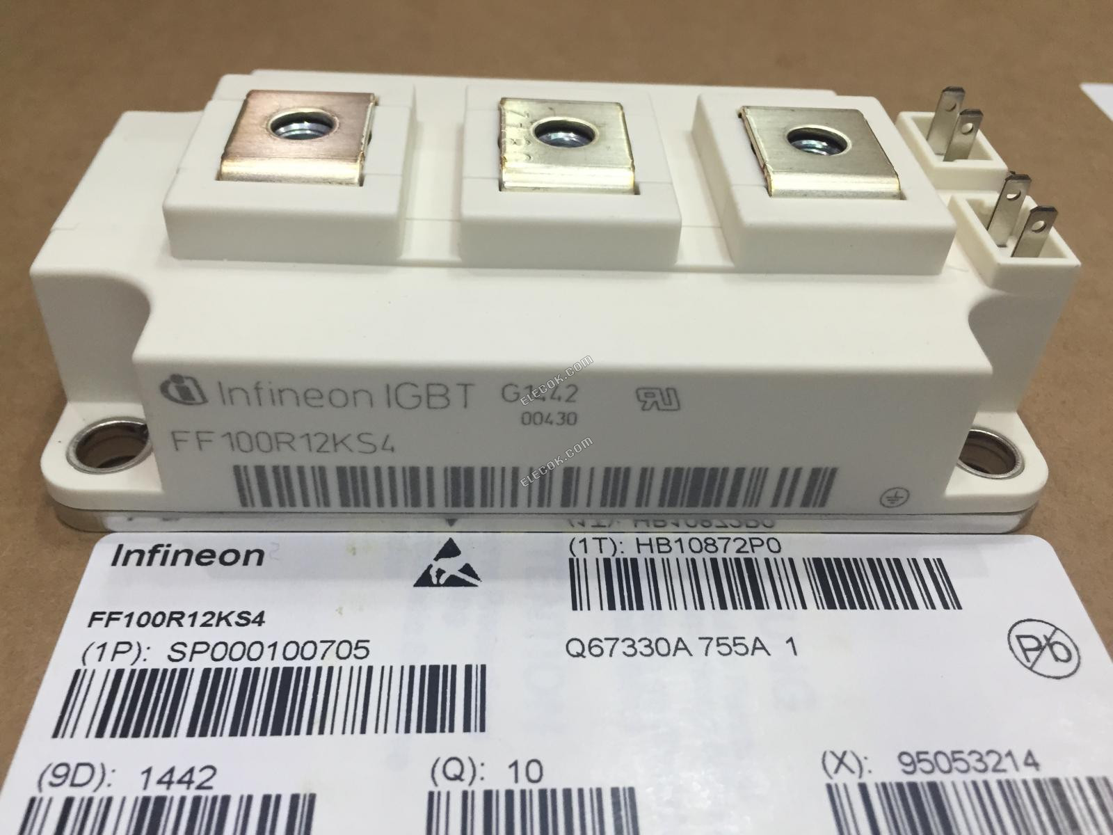 INFINEON FF100R12KS4 100A/1200V 