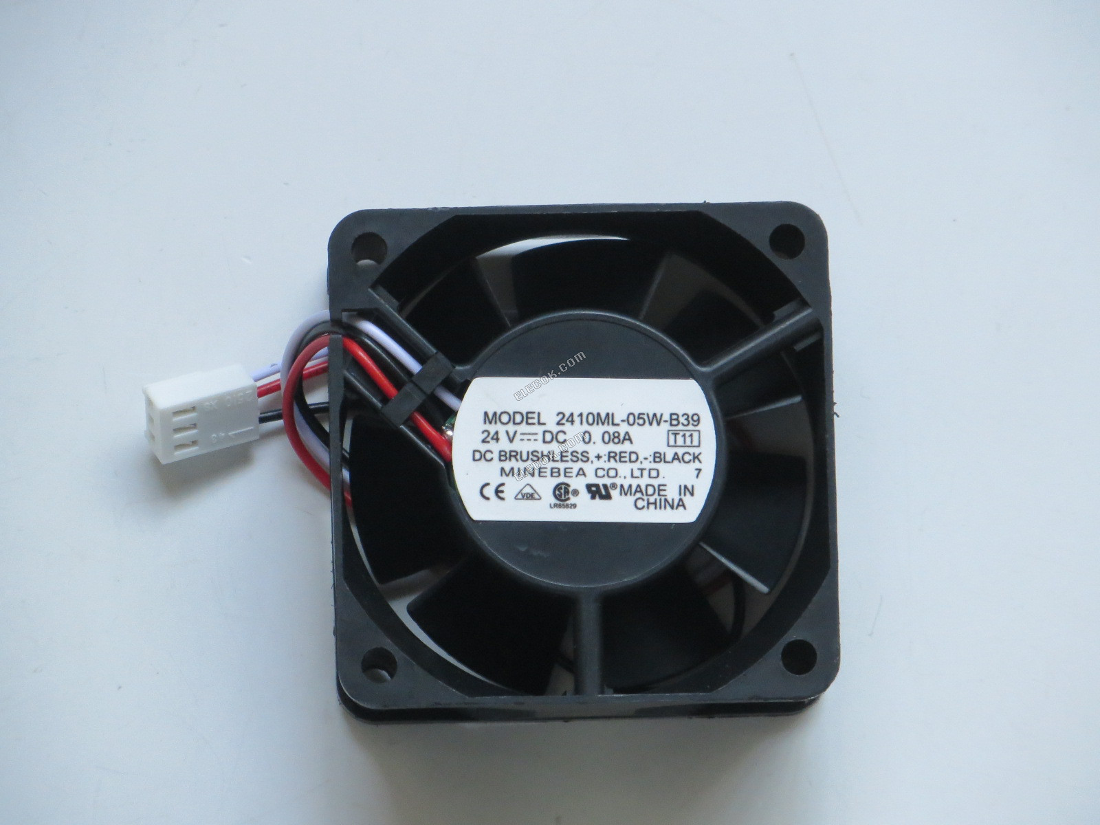 NMB 2410ML-05W-B39 24V 0,08A 3 vodiče Chladicí Ventilátor 