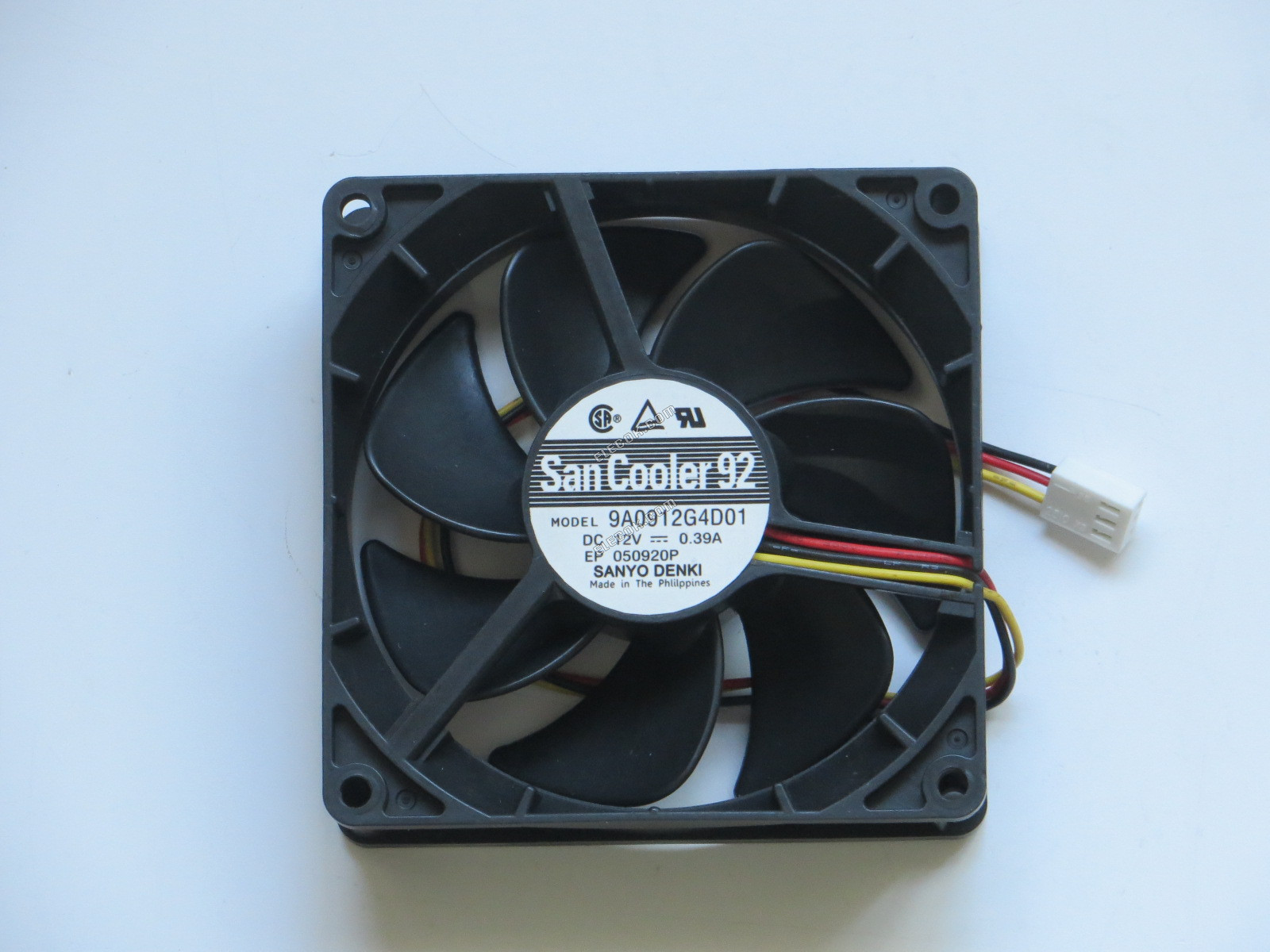 Sanyo 9A0912G4D01 12V 0,39A 3 vodiče Chladicí Ventilátor 