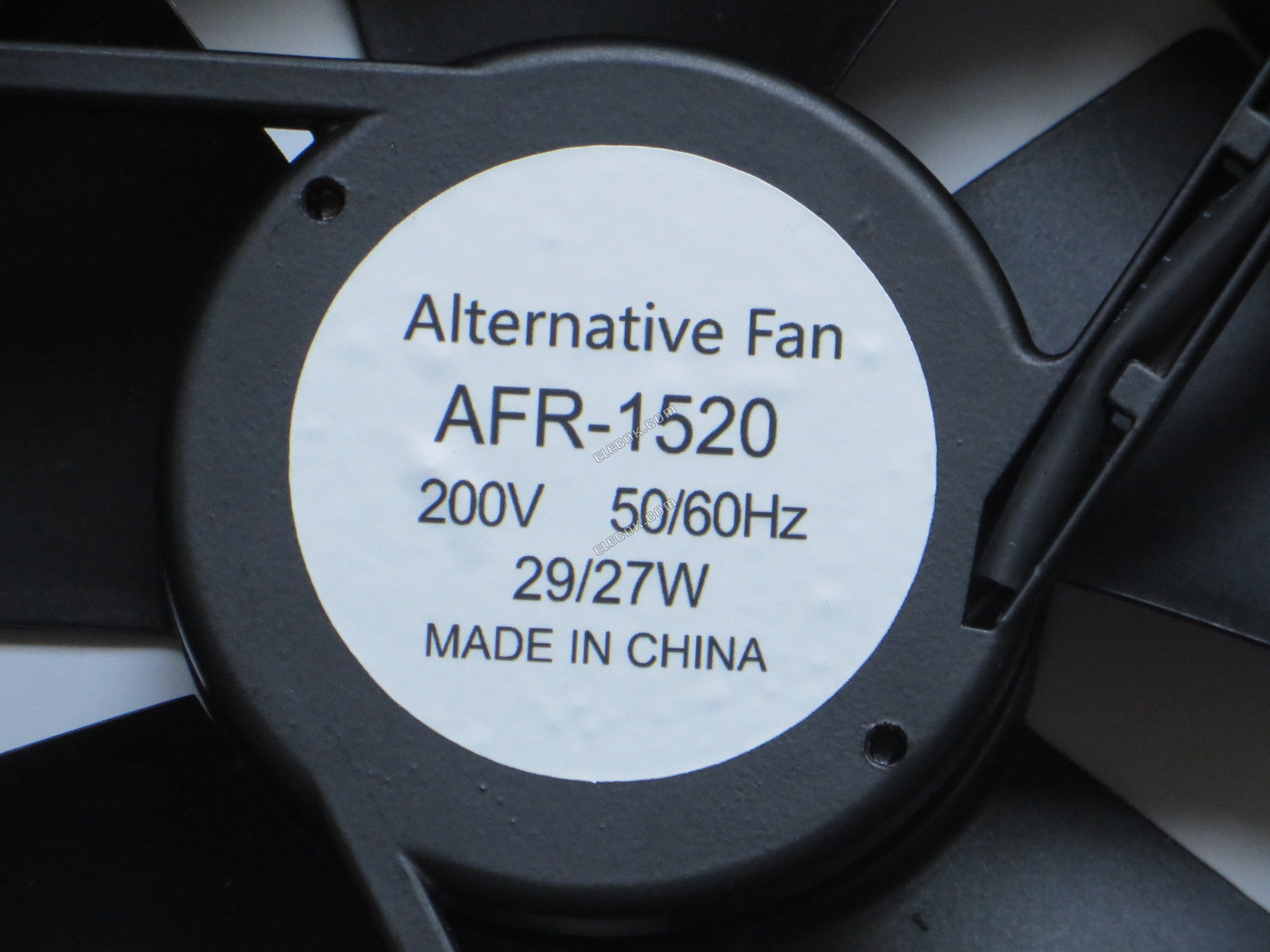 APISTE AFR-1520 200V 29/27W 50/60HZ Chladicí Ventilátor s zástrčka připojení, náhrada 