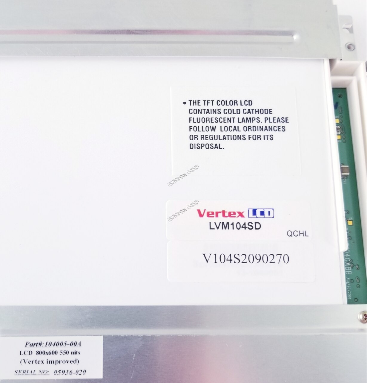 VERTEX LVM104SD LCD LVM104SD 