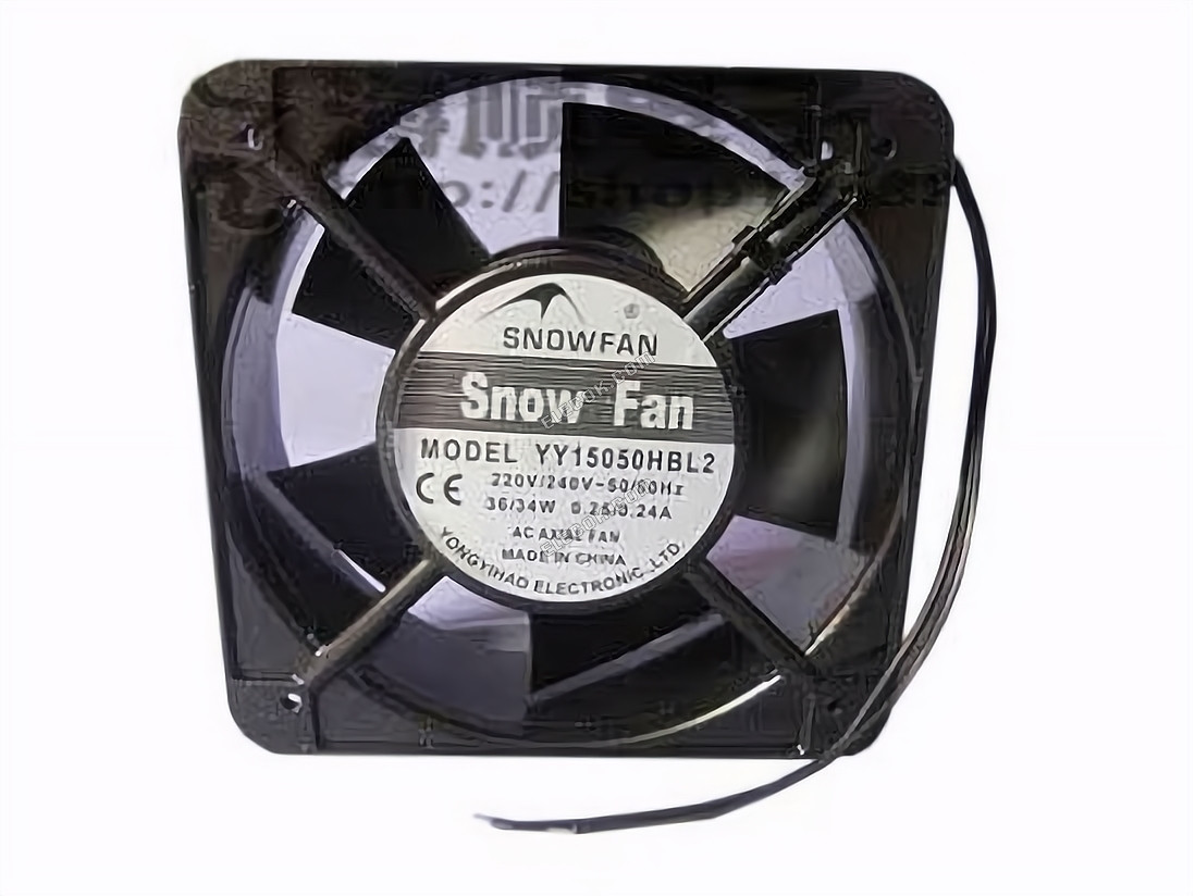 SNOWFAN YY15050HBL2 220/240V 0,25/0,24A 36/34W 2 vodiče chladicí ventilátor 