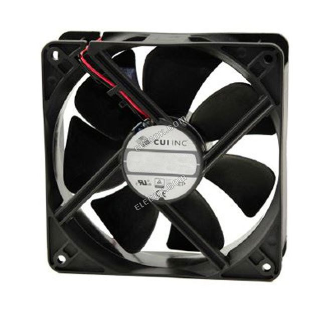 CFM-A225V-131-445 CUI, Inc. VENTILáTOR AXIáLIS 120X25MM 12VDC HUZAL 2 Huzal Kivezetések 