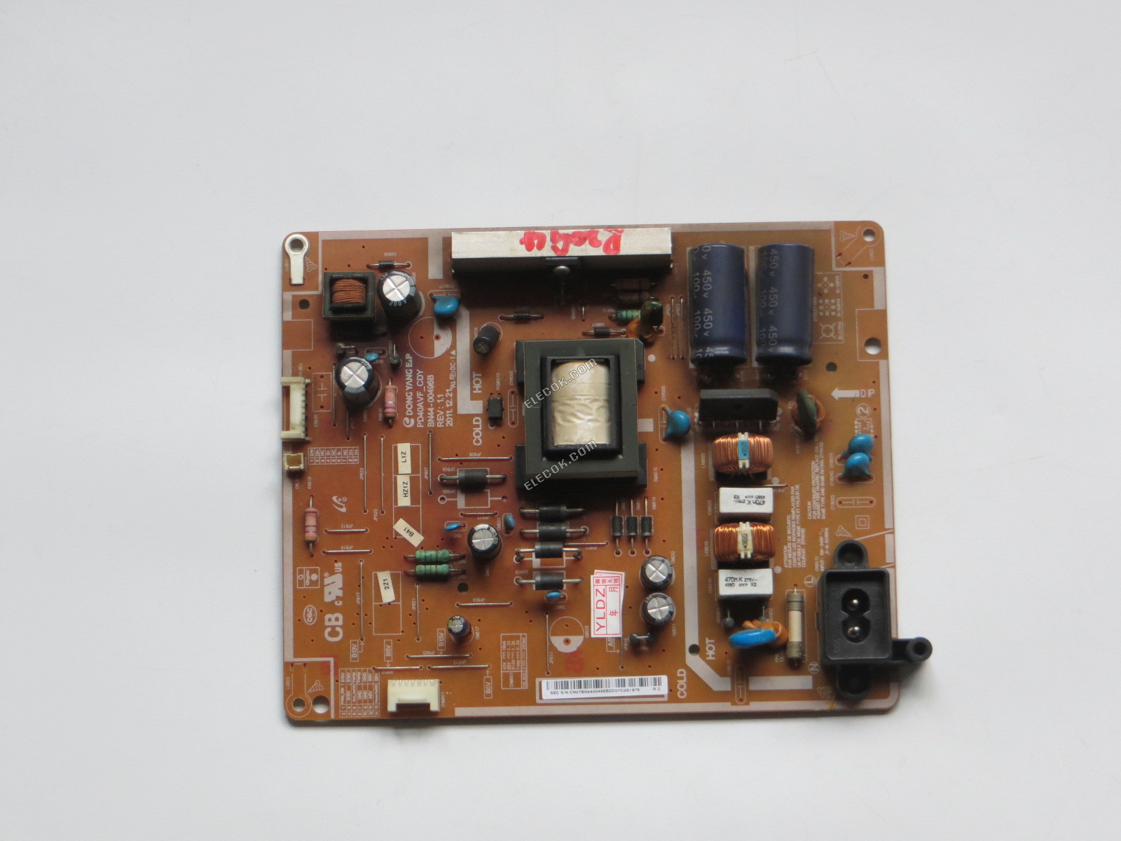 Samsung BN44-00496A BN44-00496B PD40AVF_CSM PSLF760C04A Tápegység / LED Panel - Csere panel használt 