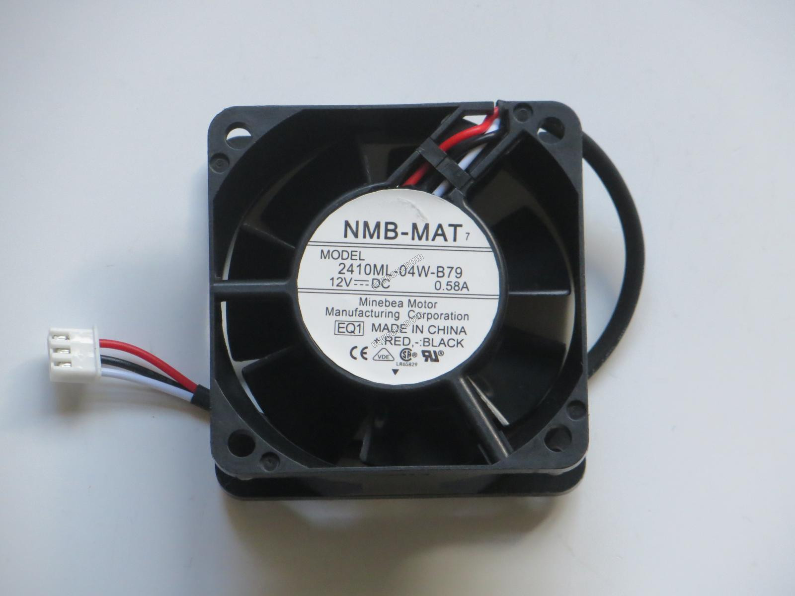 NMB 2410ML-04W-B79-EQ1 12V 0,58A 3 vezeték Hűtőventilátor 