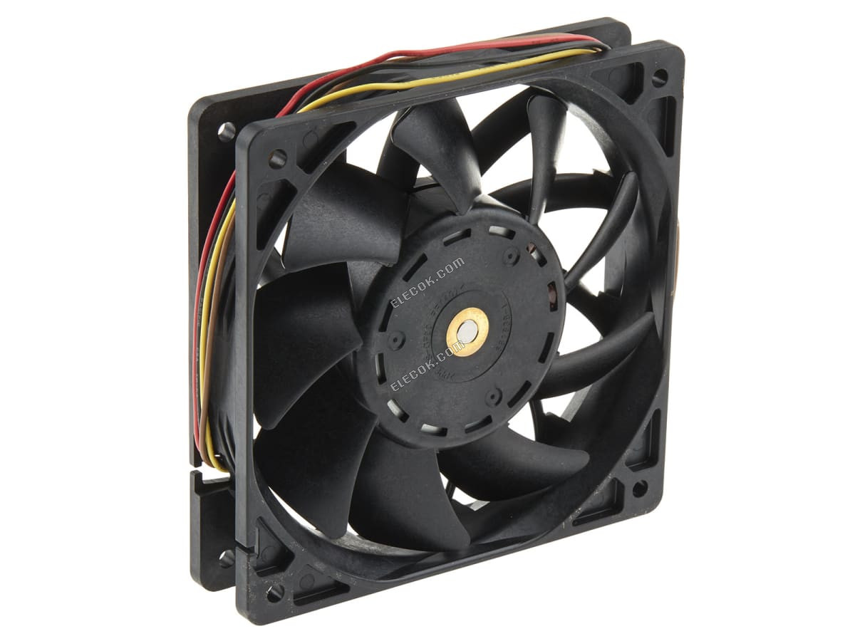 Sanyo 9GV1248P4G011 48V 0,42A 4 vodiče Chladicí Ventilátor, repasovaný 