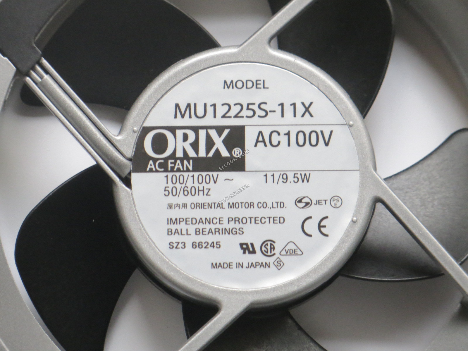 ORIX MU1225S-11X 100V 11/9,5W Hűtőventilátor 