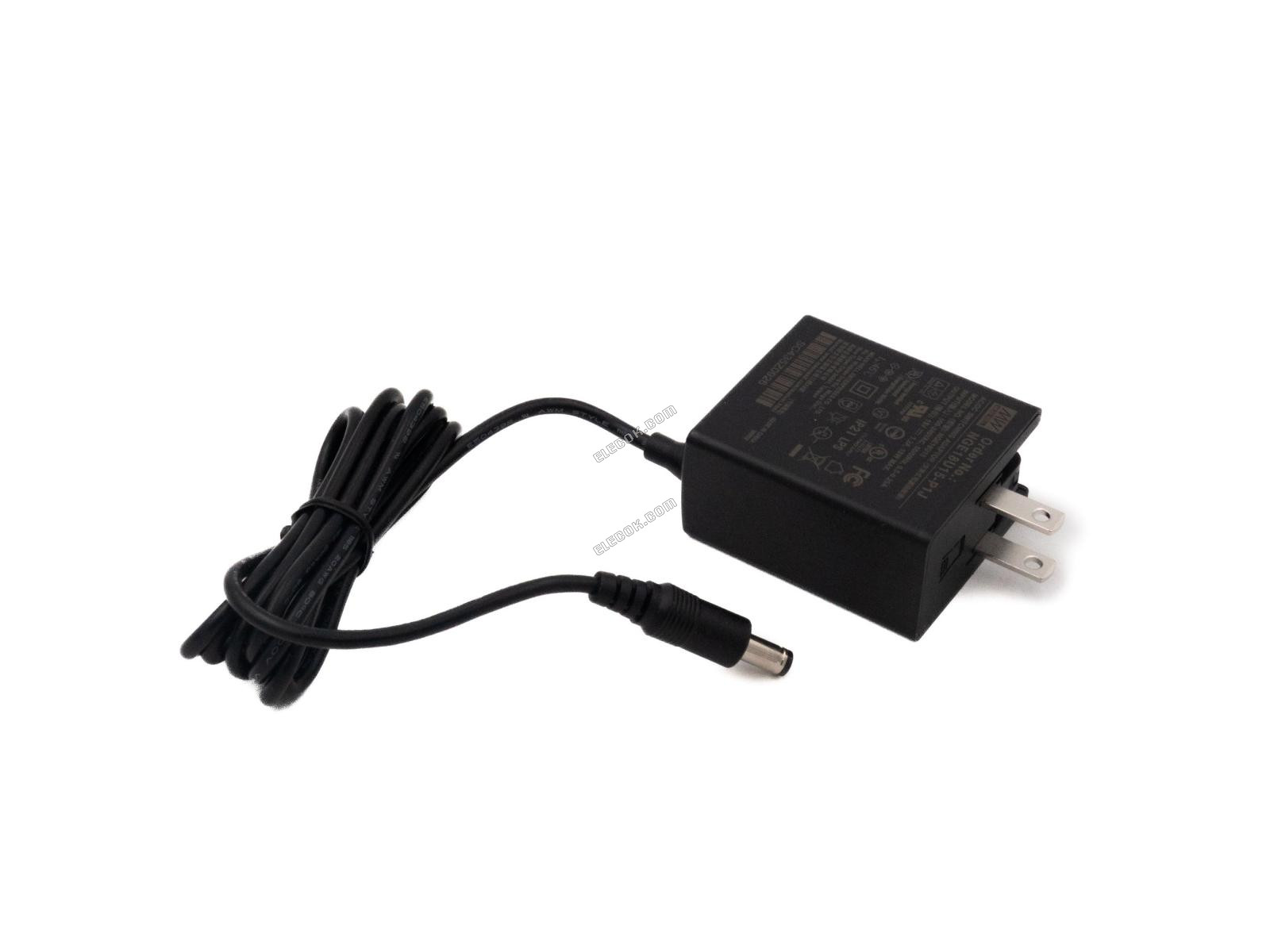 Mean Well NGE18U15-P1J AC-DC Wall-mounted Zöld Adaptor - US Csatlakozó - 18W 15V 1,2A 