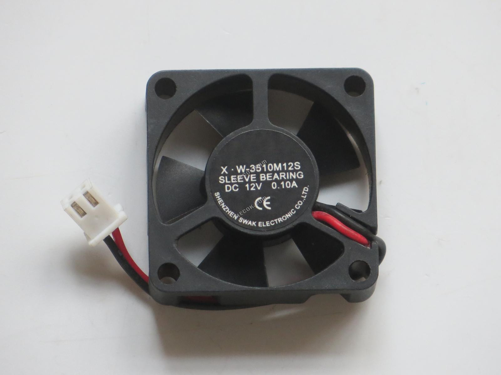 SWAK X.W-3510M12S 12V 0.10A 2 Vodiče Chladicí Ventilátor 
