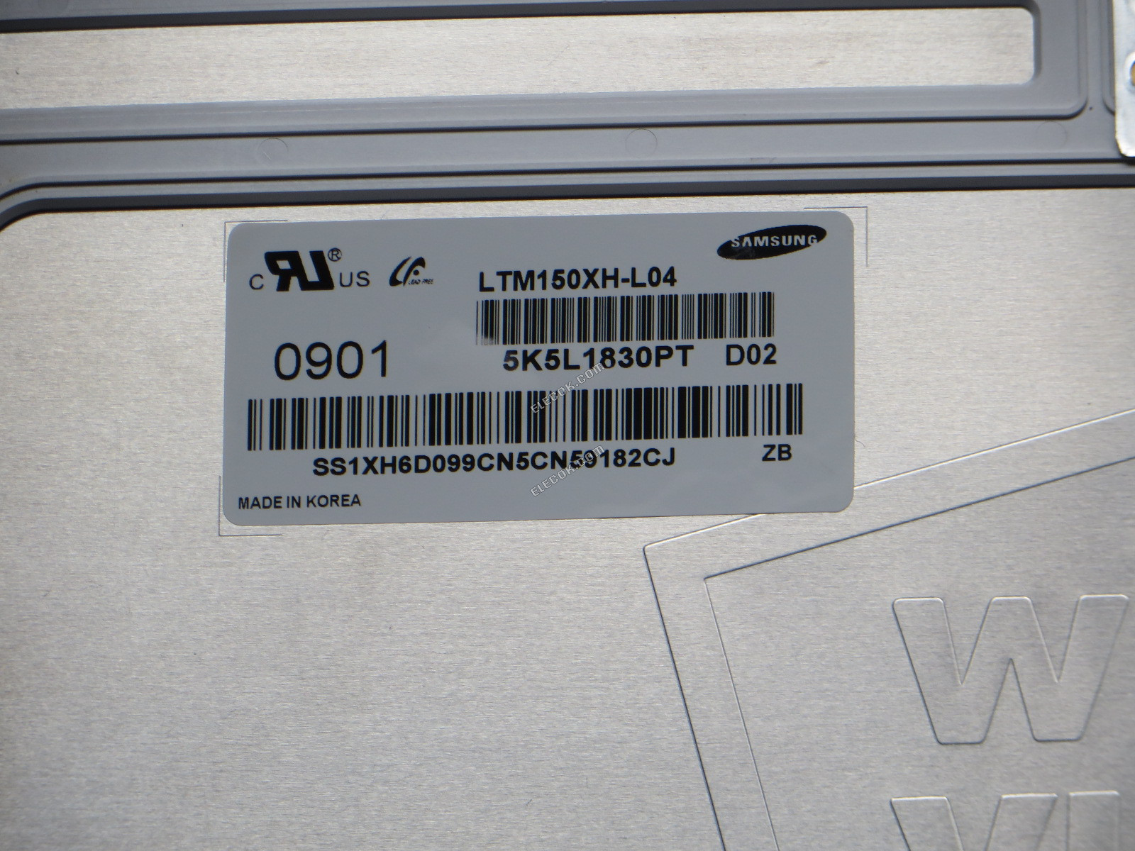 LTM150XH-L04 SAMSUNG 15.0" a-Si TFT-LCD Panel 