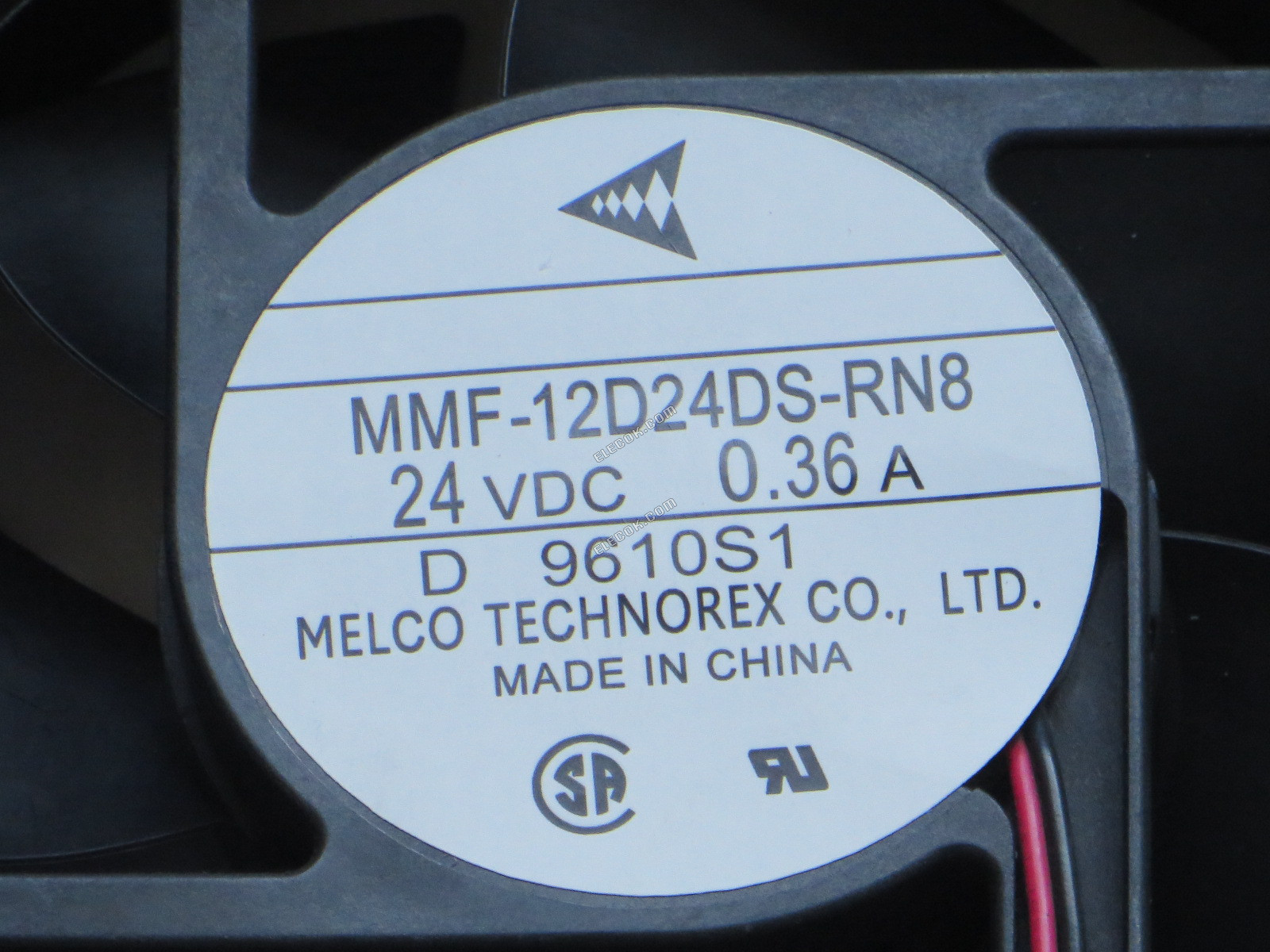 MitsubisHi MMF-12D24DS-RN8 24V 0,36A 2 vodiče ventilátor, 7 impellers 
