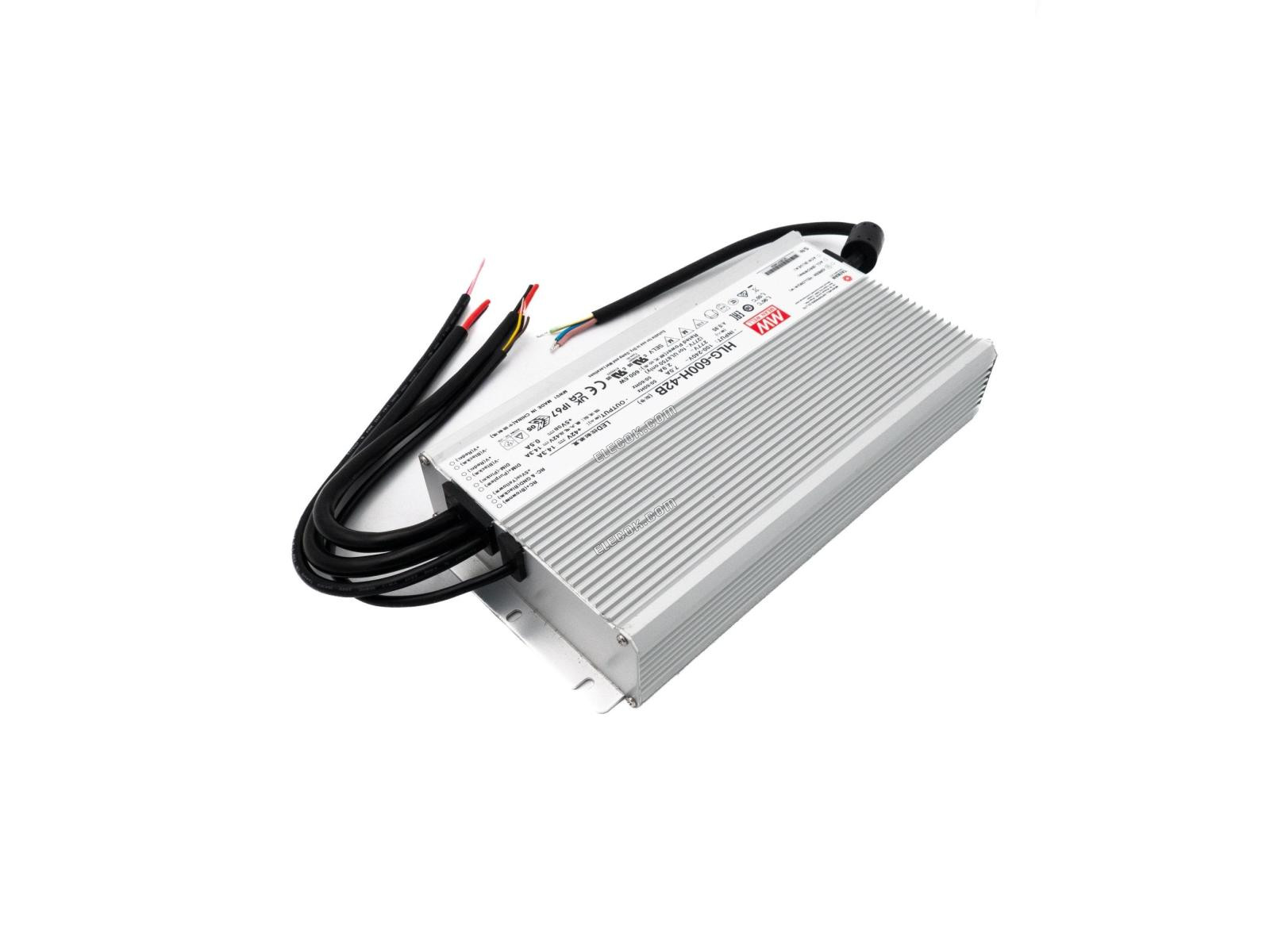 Mean Well HLG-600H-42B Tápegység 600W 42V- Dimmable 