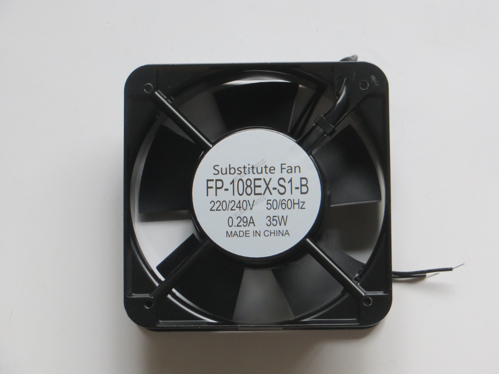 COMMONWEALTH FP-108EX-S1-B AC220/240V 50/60Hz 0,29A 35W 2 vezeték Ventilátor, helyettesítő négyzet alak 
