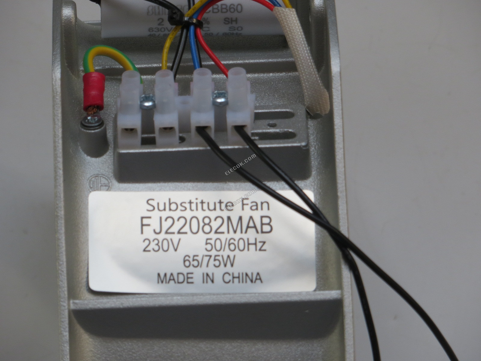 JASON FJ22082MAB 230V 65/75W 6wires Hűtőventilátor, helyettesítő 
