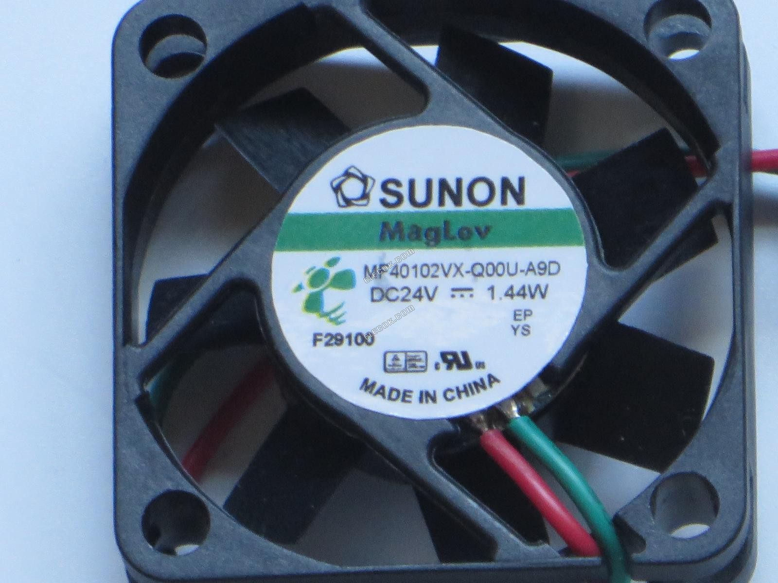 SUNON MF40102VX-Q00U-A9D 24V 1,44W 2 vodiče Chladicí Ventilátor s modrá konektor, repasovaný 