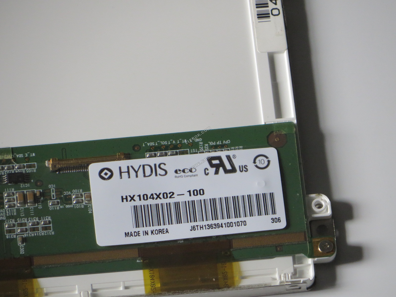 HX104X02-100 HYDIS 10,4" a-Si TFT-LCD Panel használt 
