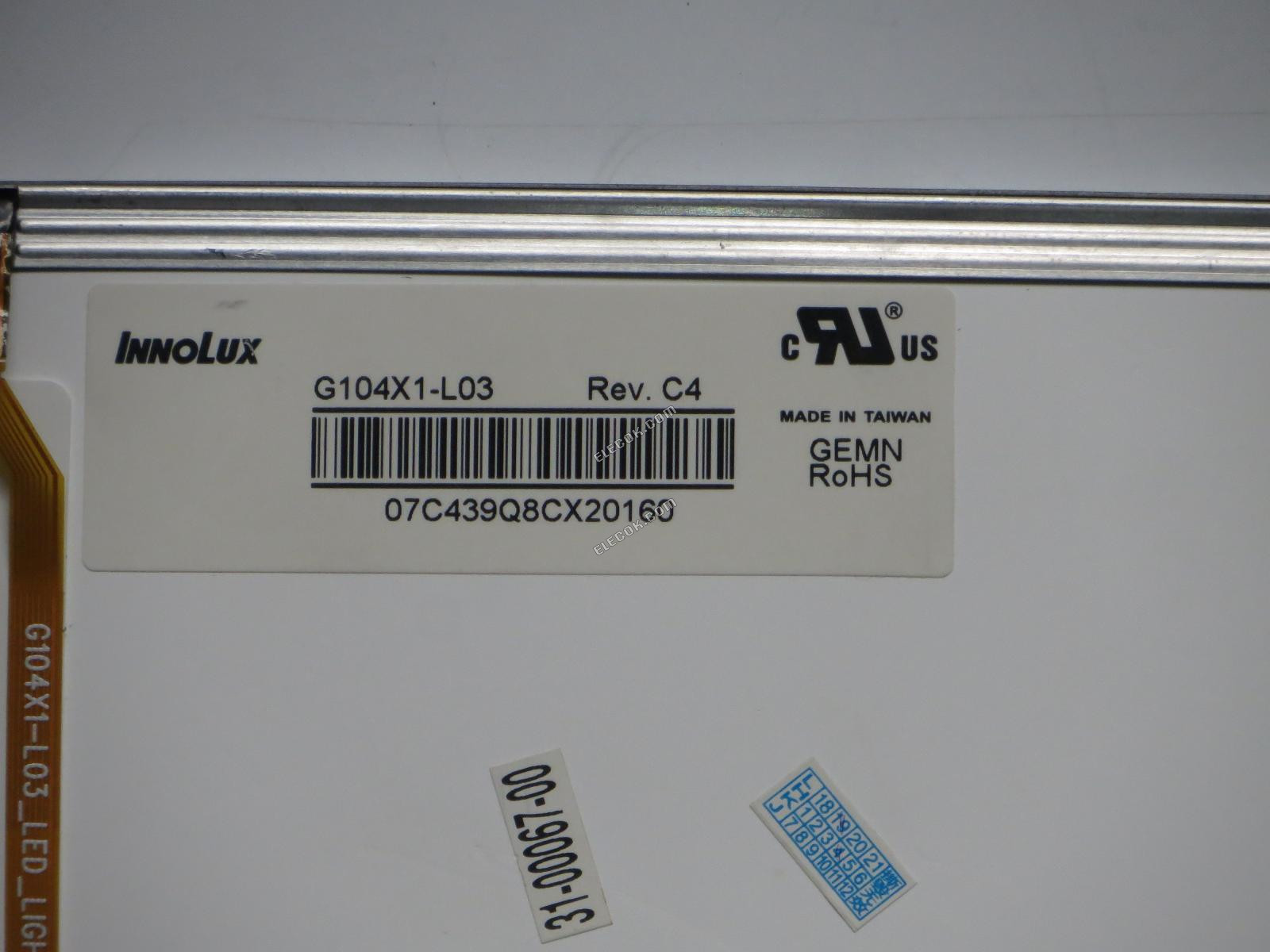 G104X1-L03 CMO 10,4" a-Si TFT-LCD Panel használt 
