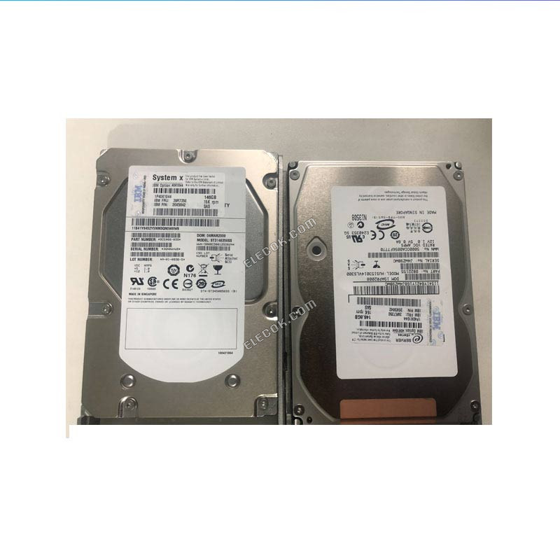 IBM 40K1044 39R7350 146G SAS 3.5 15K server hard drive X3550 X3650,used