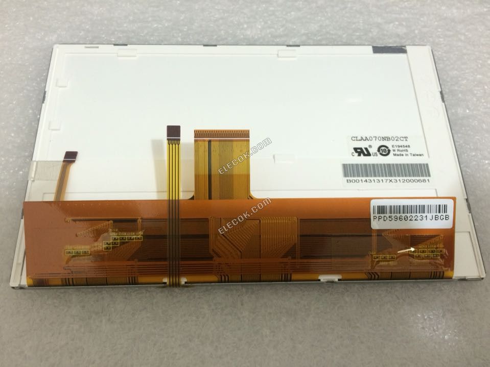 CLAA070NB02CT CPT 7.0" a-Si TFT-LCD Panel 