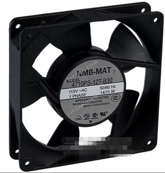 NMB 4710PS-12T-B30-A00 115V 14-11W Chladicí Ventilátor s zástrčka připojení 