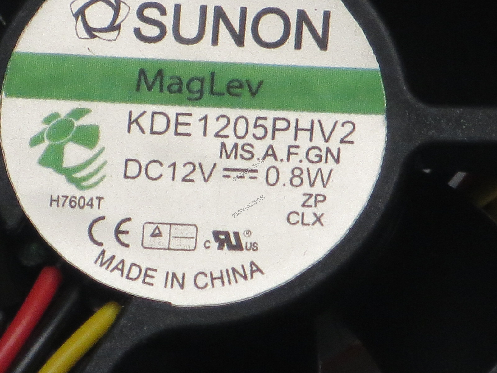 Sunon KDE1205PHV2 MS.A.F.GN 12V 0,8W 3 vodiče Chladicí Ventilátor 