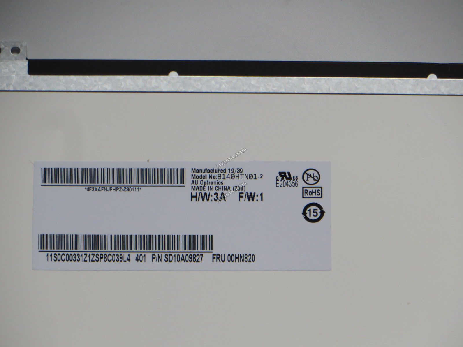 B140HTN01.2 AUO 14.0" a-Si TFT-LCD Panel Nepoužité Staré Skladové Zásoby 