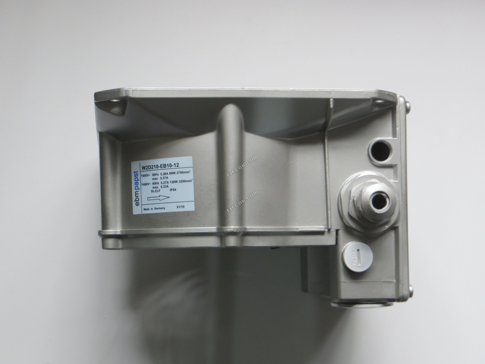 Ebmpapst W2D210-EB10-12 400/480V 50/60HZ 89/130W Ventilátor, felújított 