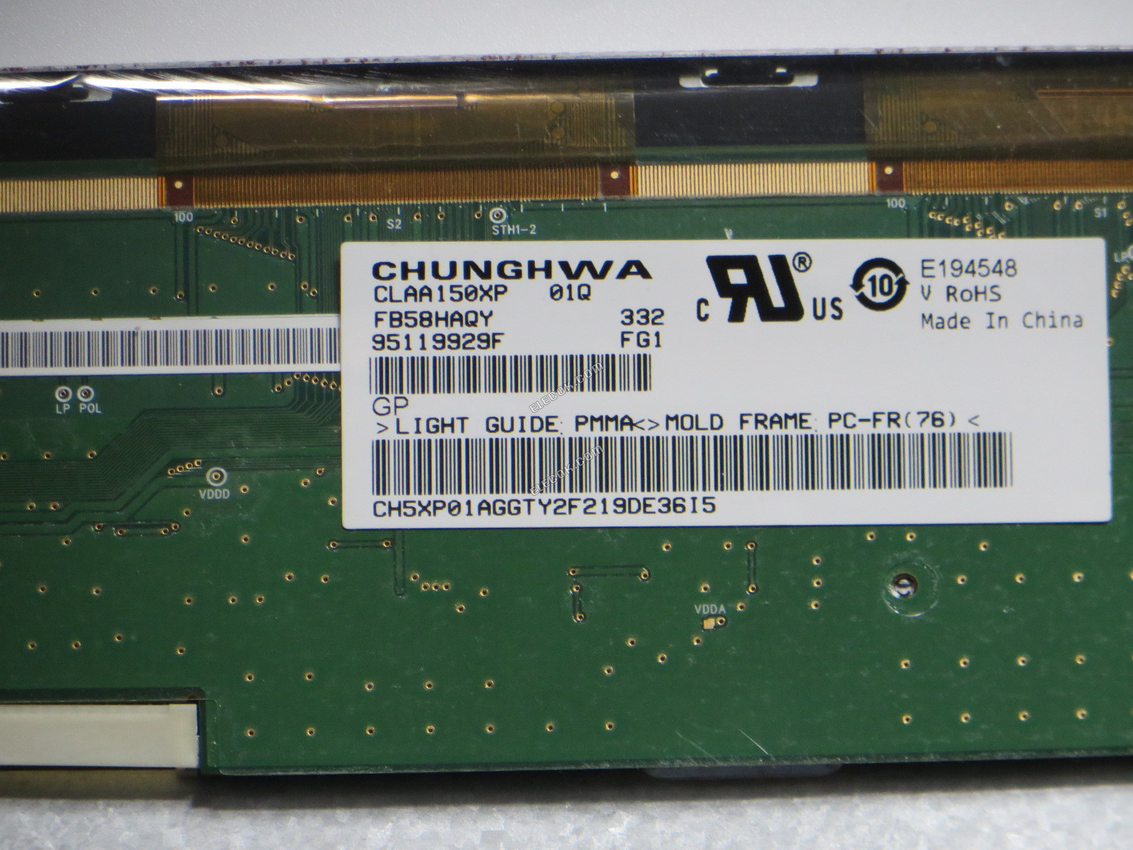 CLAA150XP01Q V2 CPT 15.0" a-Si TFT-LCD Panel Náhrada / náhrada 