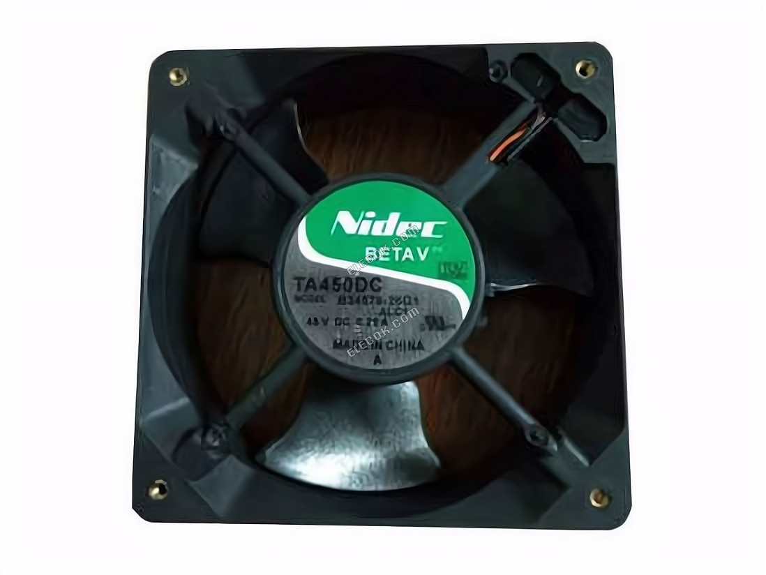 Nidec B34576-26G1 Server - čtvercový Ventilátor B34576-26G1, ALC1, DC 48V 0,25A, 120x120x38mm 3 vodiče 