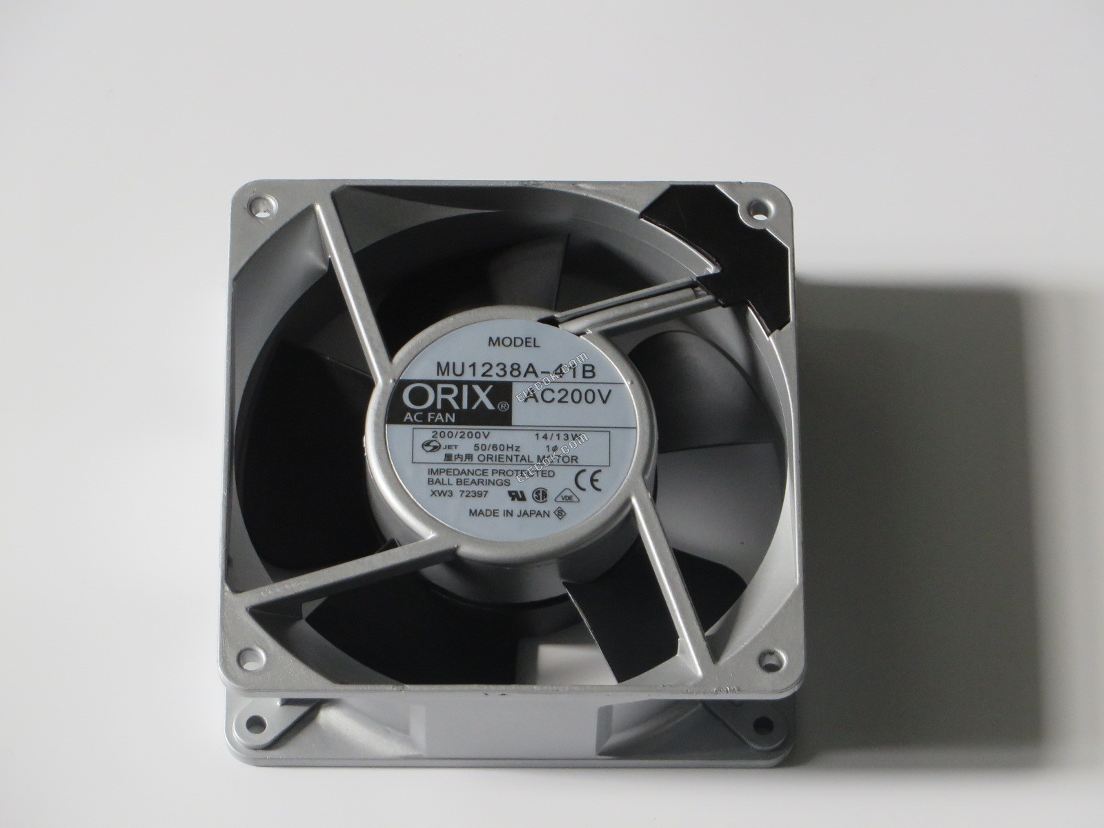 ORIX MU1238A-41B 200V 0,12/0,11A 14/13W Chladicí Ventilátor, repasovaný 