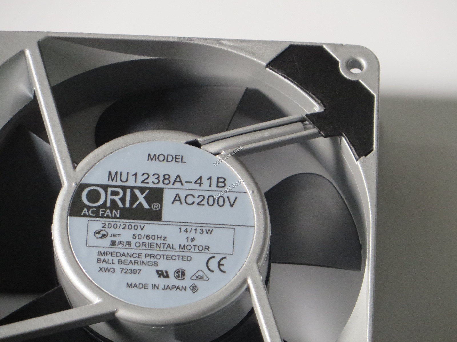 ORIX MU1238A-41B 200V 0,12/0,11A 14/13W Chladicí Ventilátor, repasovaný 