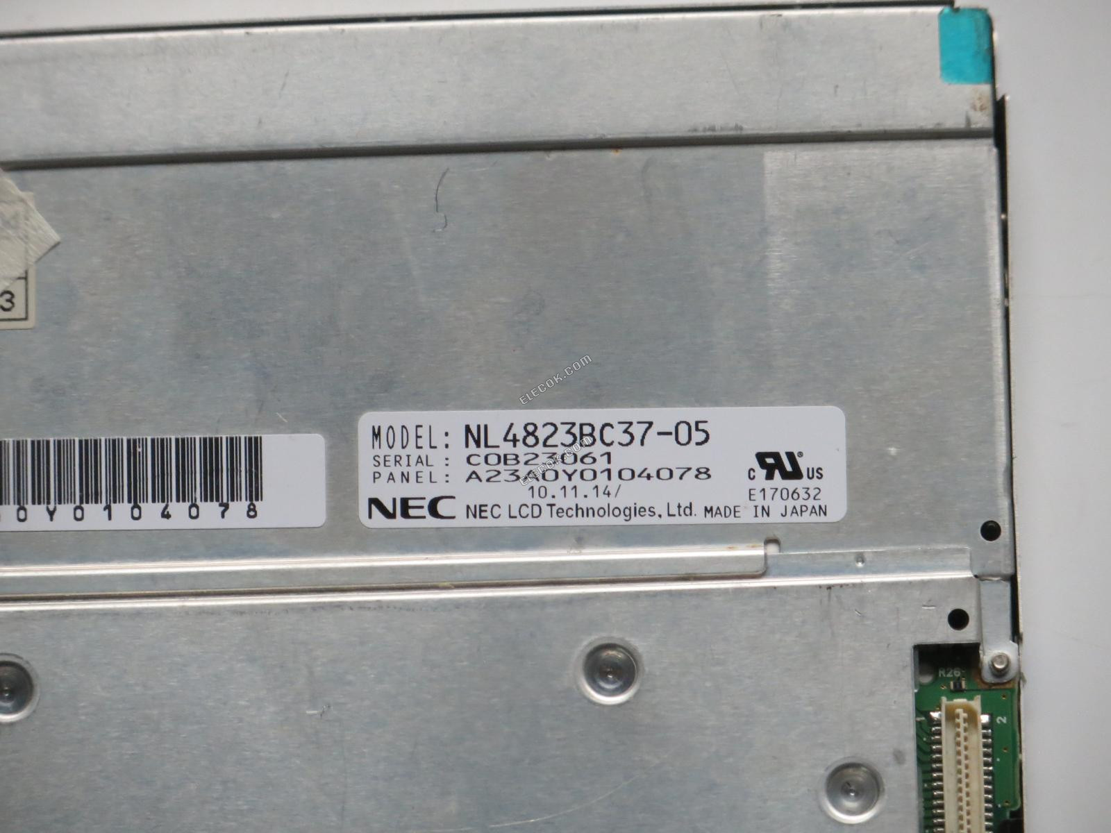 NL4823BC37-05 NEC 7.0" a-Si TFT-LCD Panel, použitý 