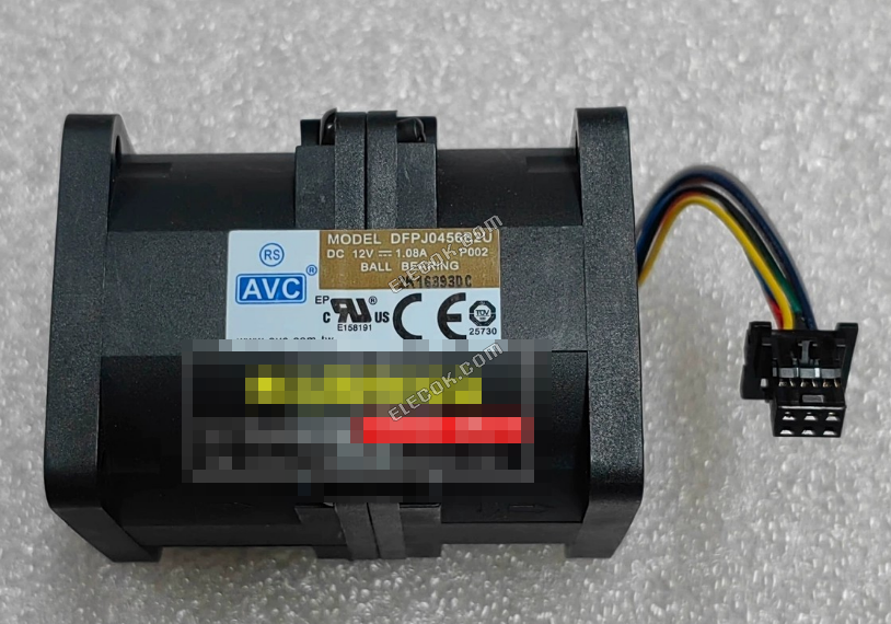 AVC DFPJ0456B2U P002 12V 1,08A 8wires Chladicí Ventilátor 